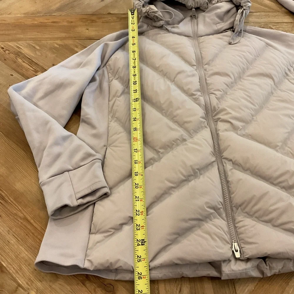 Athleta‎ Inlet Hybrid Down Jacket Muted Mauve Purple Smoke